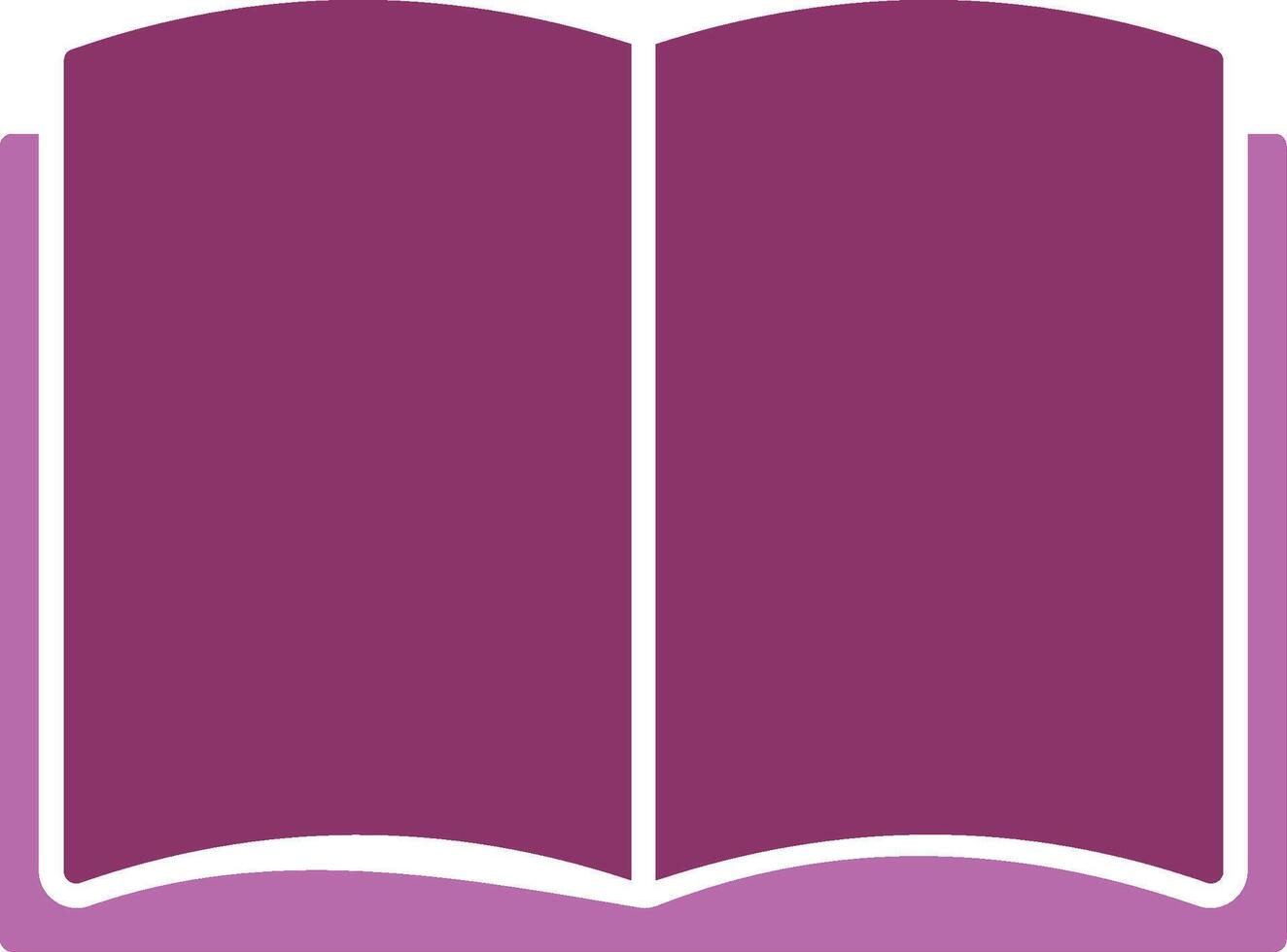 Art Book Glyph Two Colour Icon vector