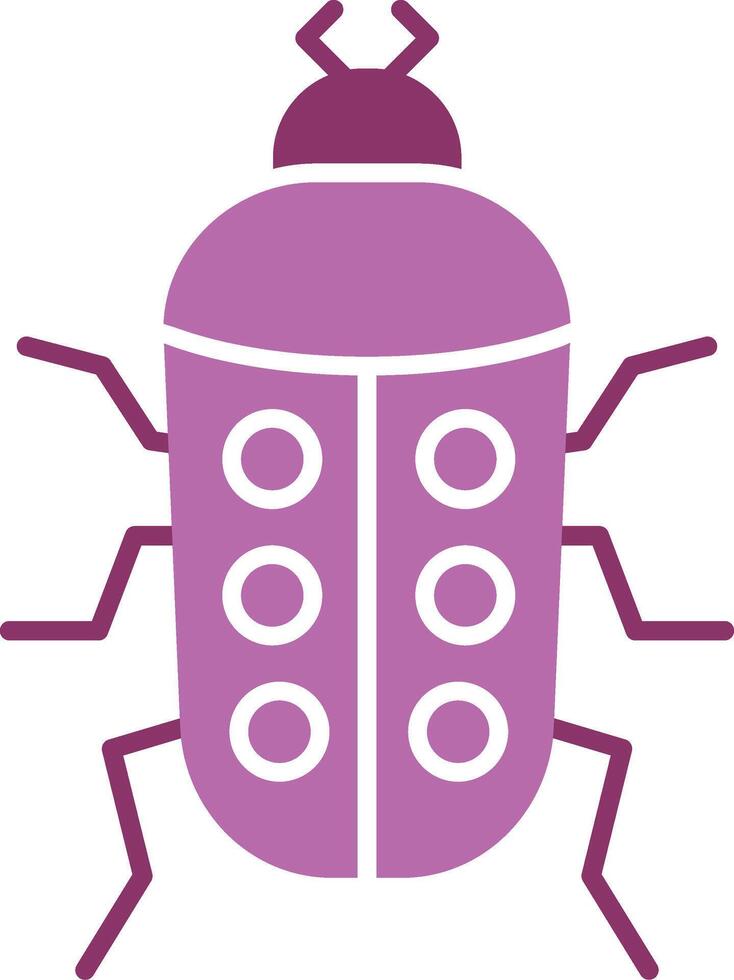 Insect Glyph Two Colour Icon vector