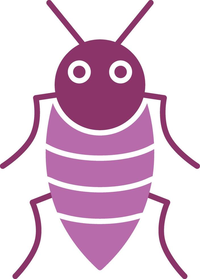 Insect Glyph Two Colour Icon vector