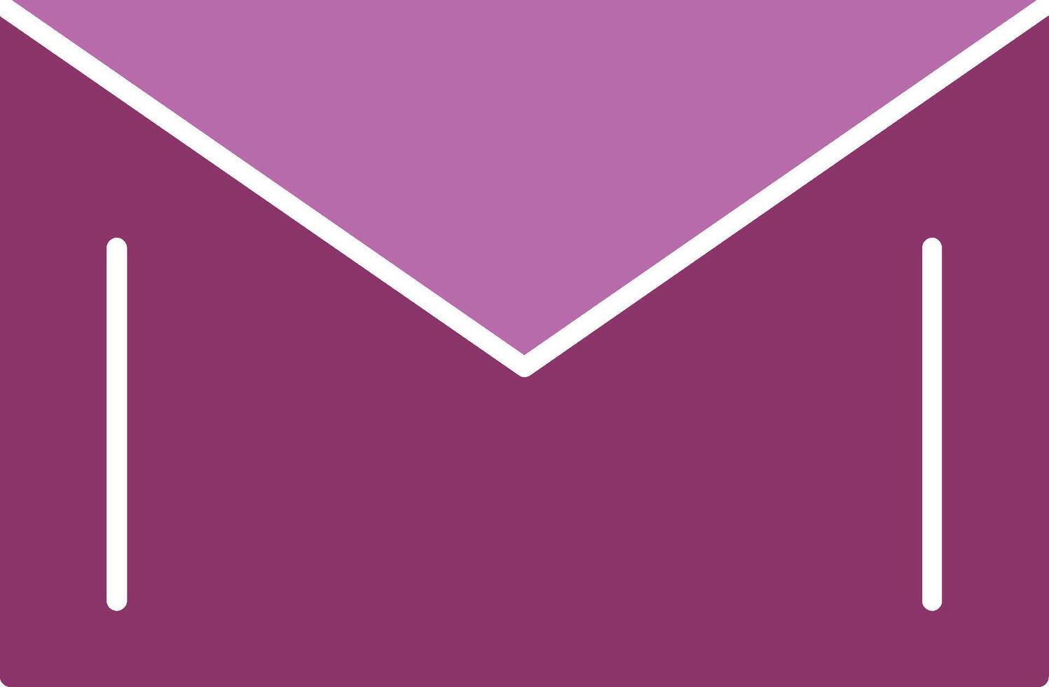 Mail Glyph Two Colour Icon vector