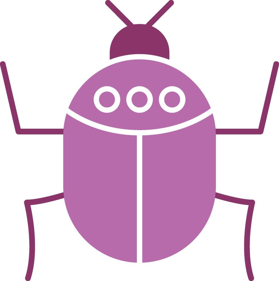 Insect Glyph Two Colour Icon vector