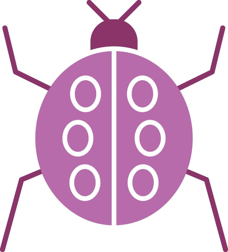 Insect Glyph Two Colour Icon vector