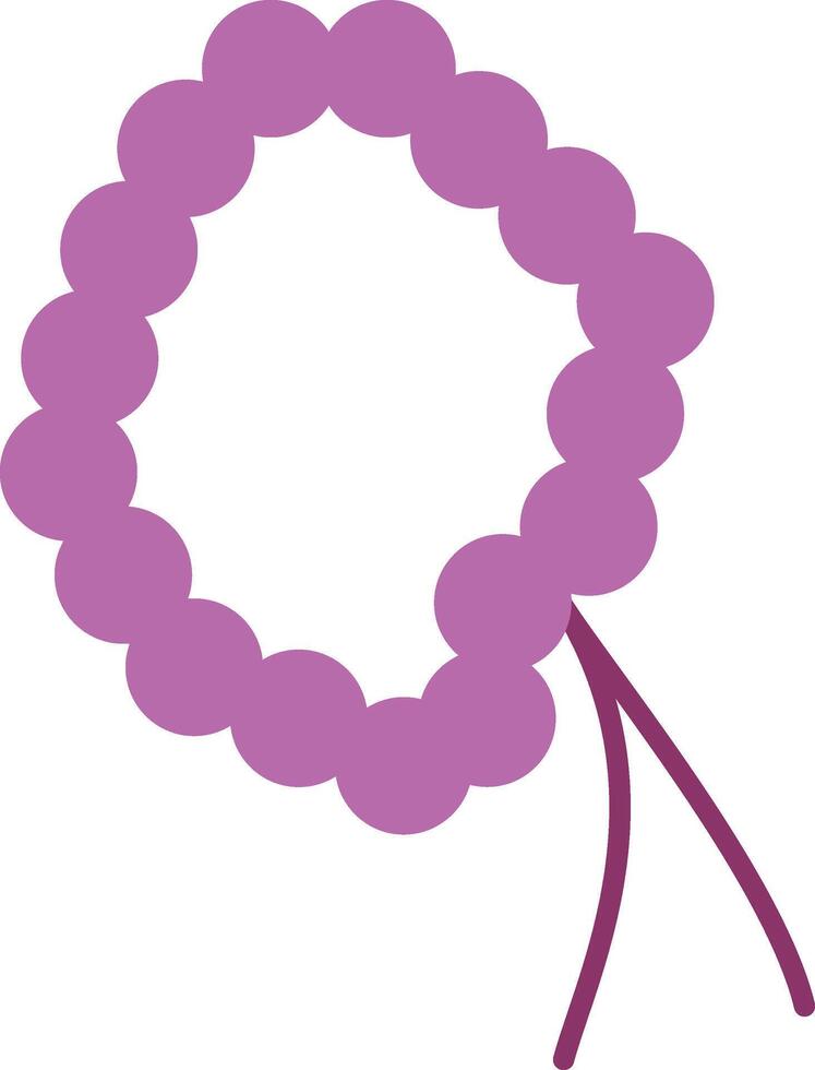 Rosary Glyph Two Colour Icon vector