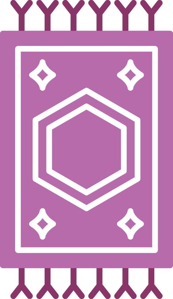 Carpet Glyph Two Colour Icon vector
