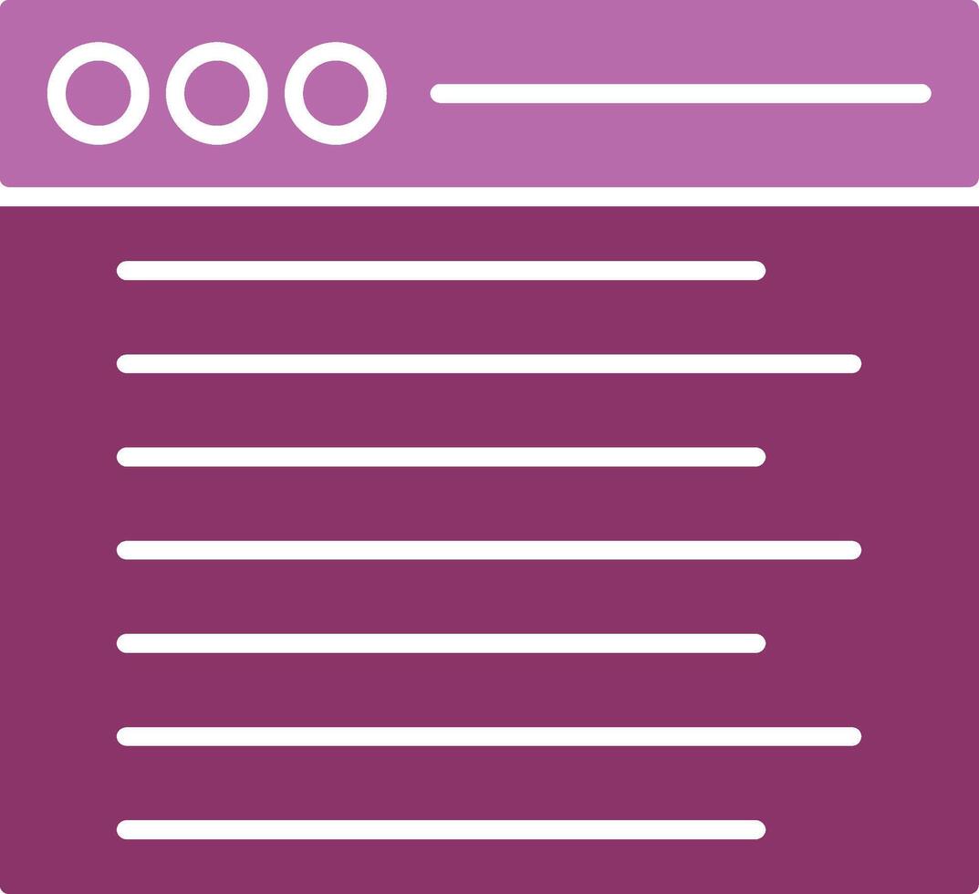 Web Glyph Two Colour Icon vector
