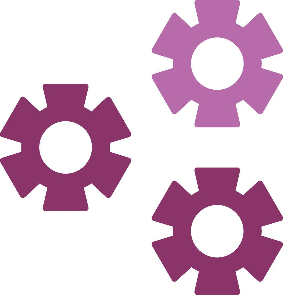 Management Glyph Two Colour Icon vector