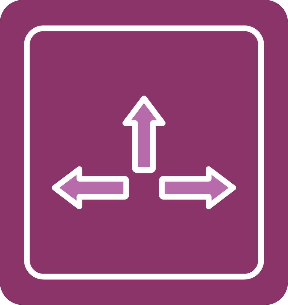 Resize Glyph Two Colour Icon vector