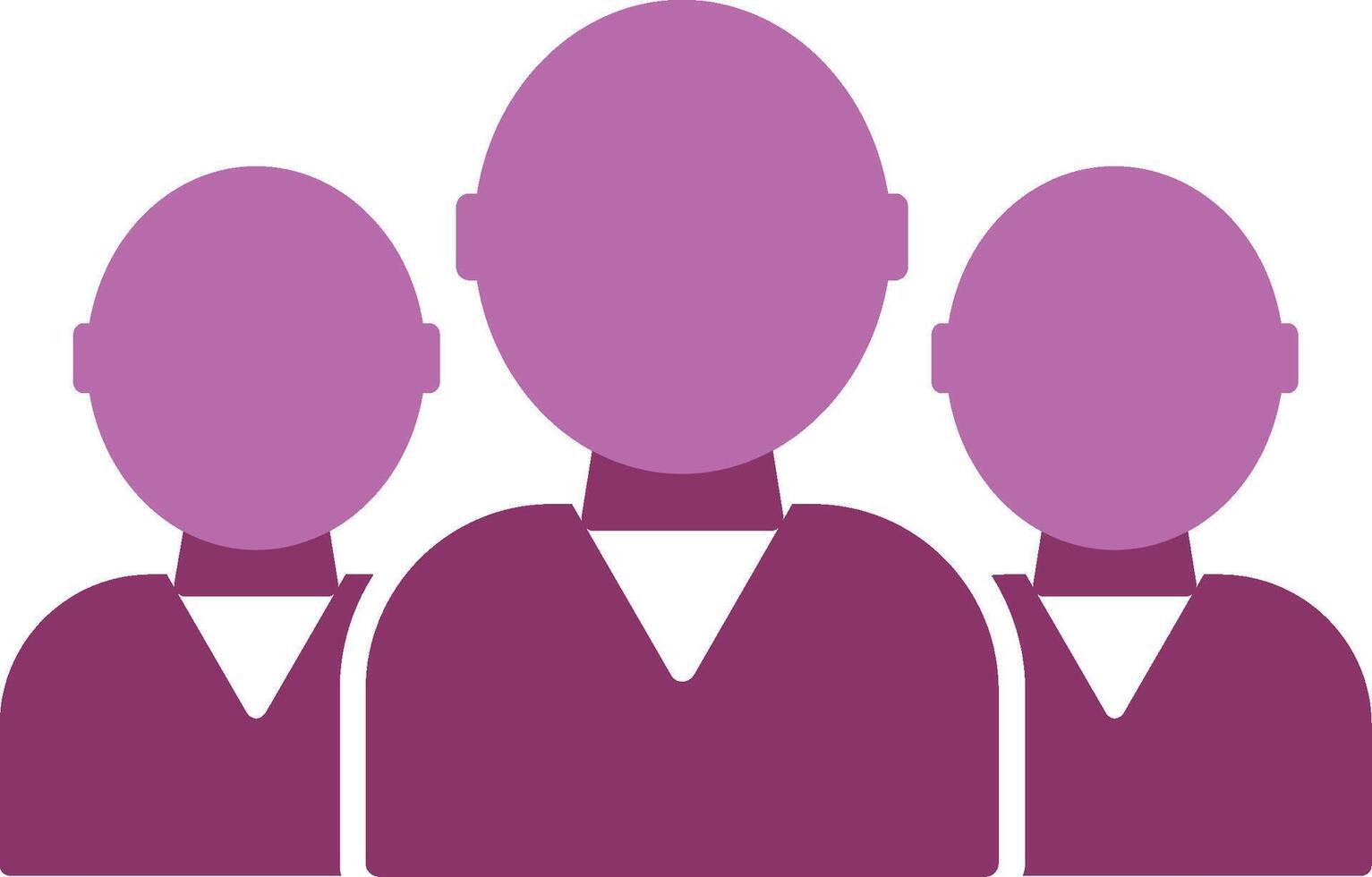 Team Glyph Two Colour Icon vector