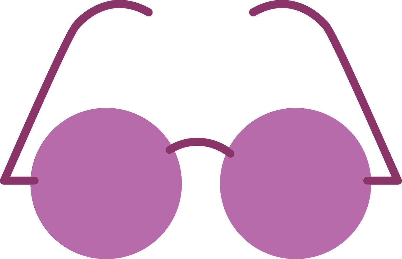Eyeglasses Glyph Two Colour Icon vector