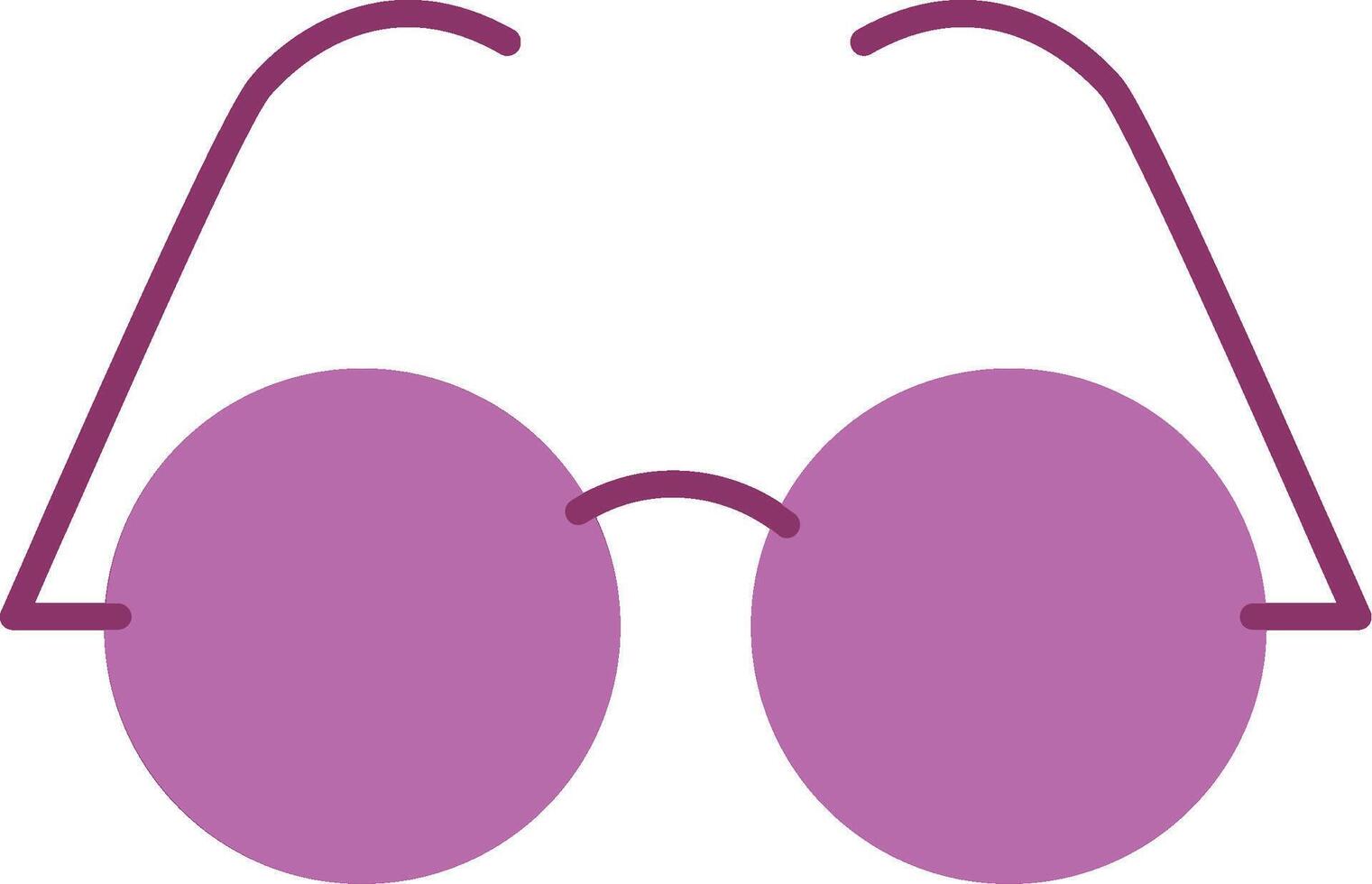 Eyeglasses Glyph Two Colour Icon vector