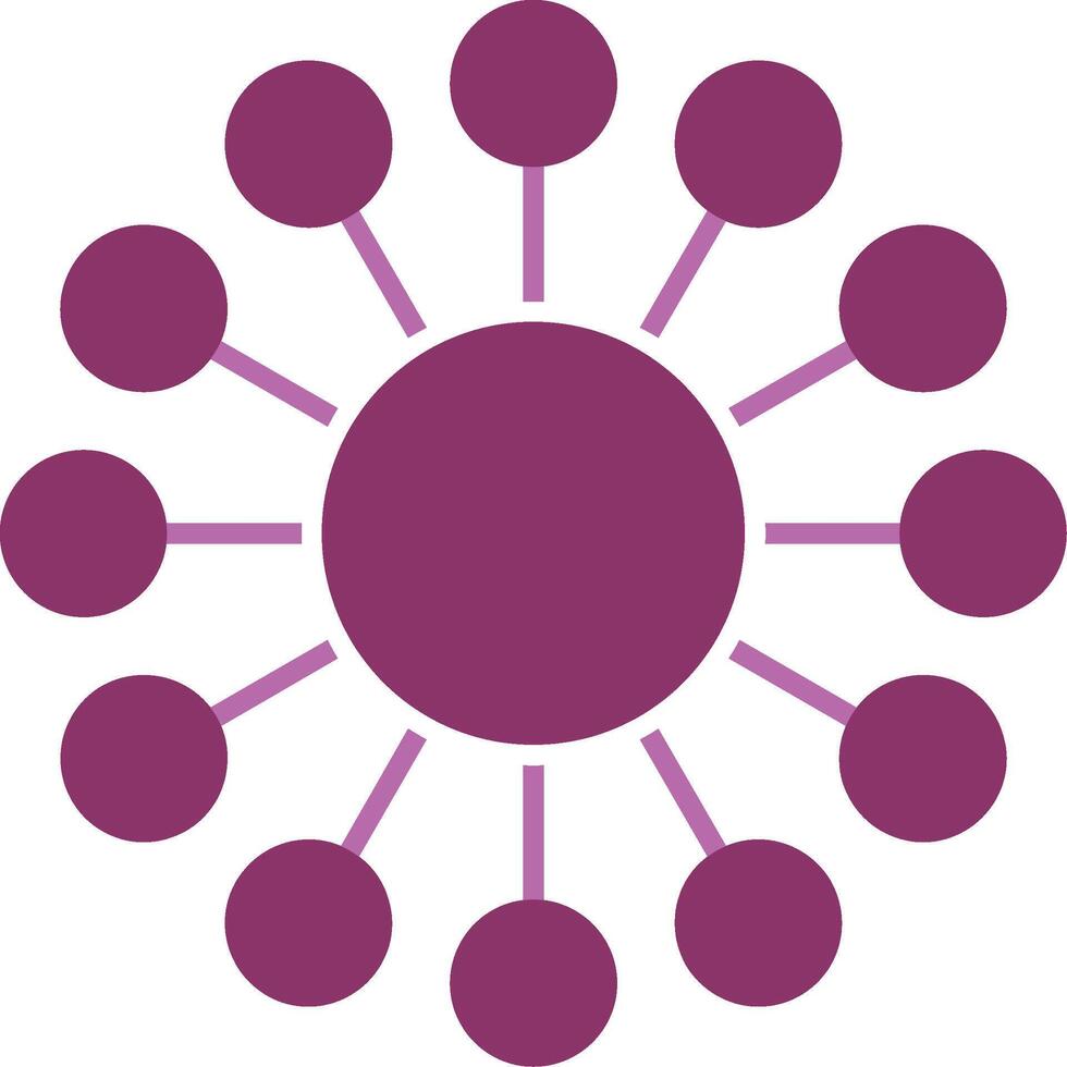 Diagram Glyph Two Colour Icon vector