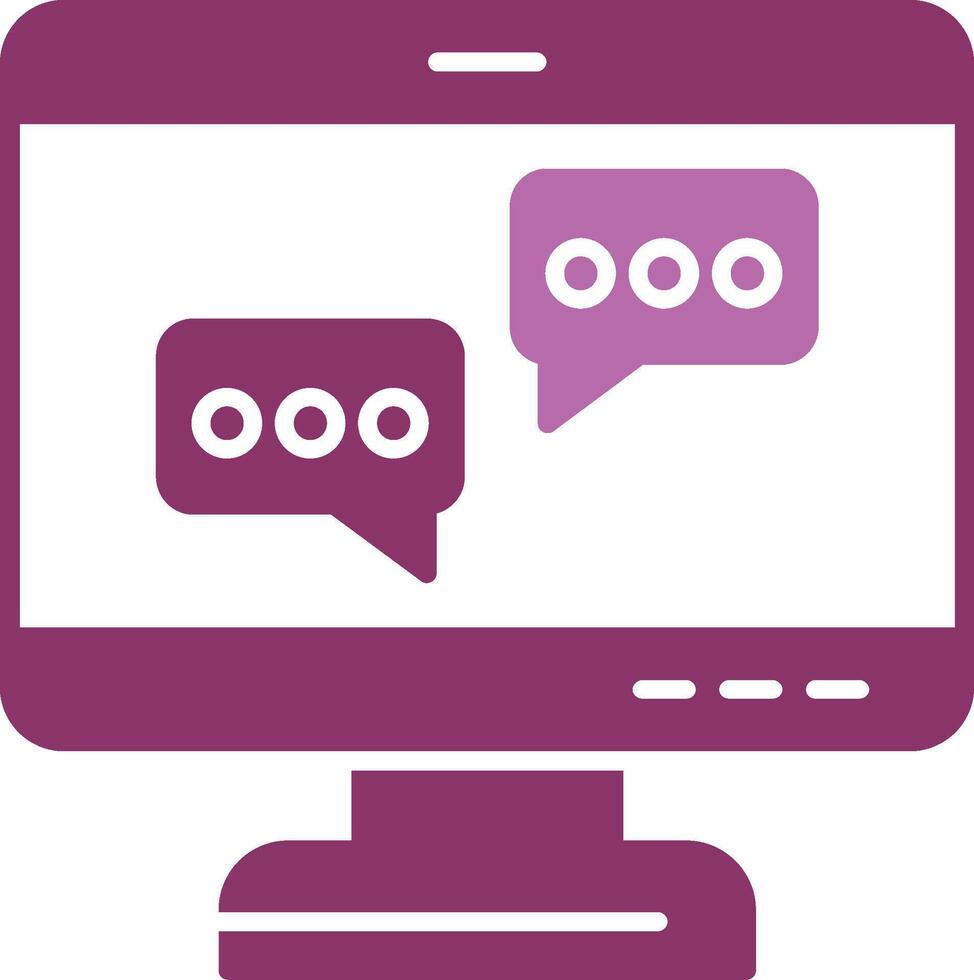 glyph two color icon vector