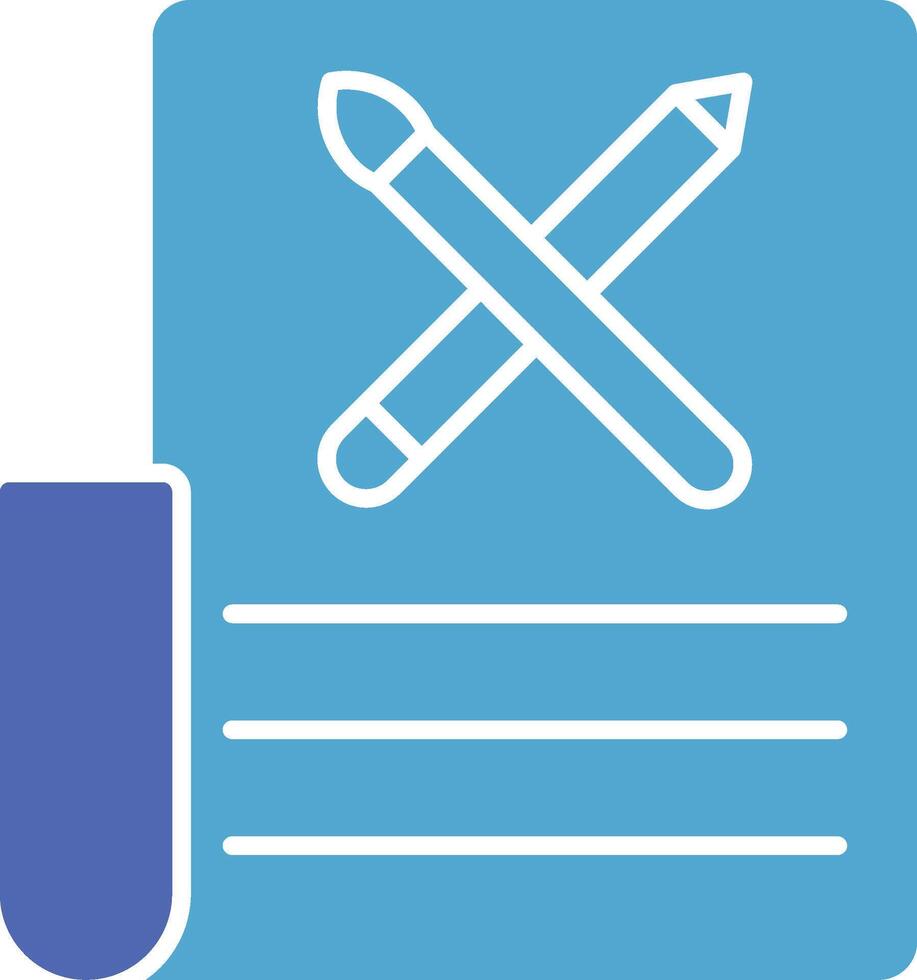 glyph two color icon vector