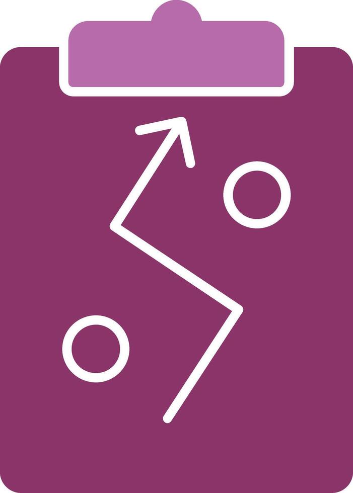 glyph two color icon vector