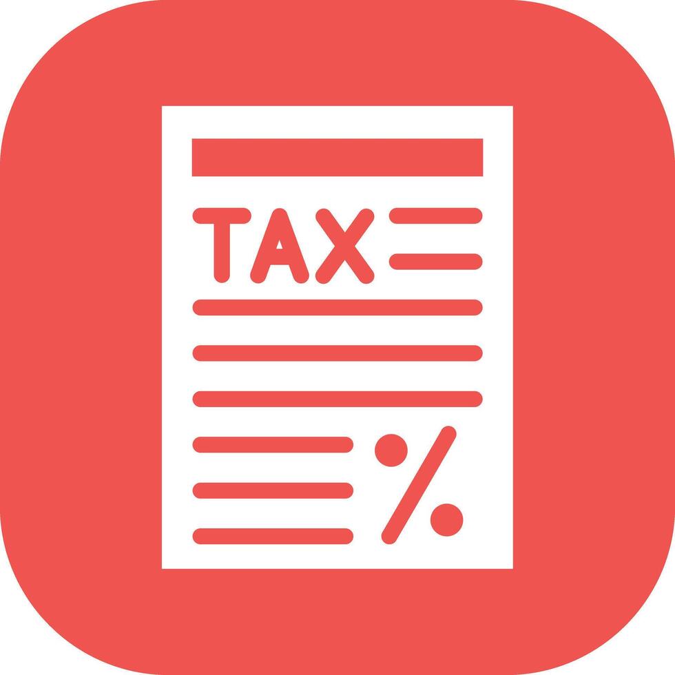 Tax Report Vector Icon