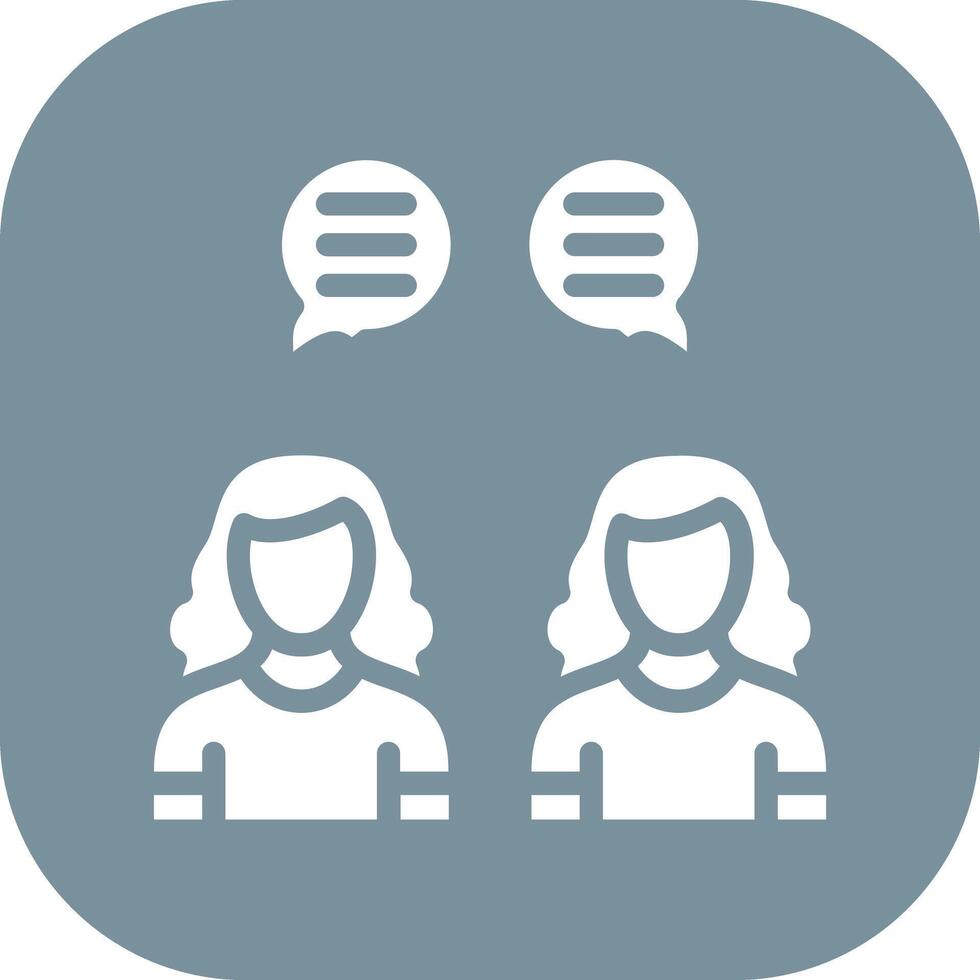 Conversation Vector Icon