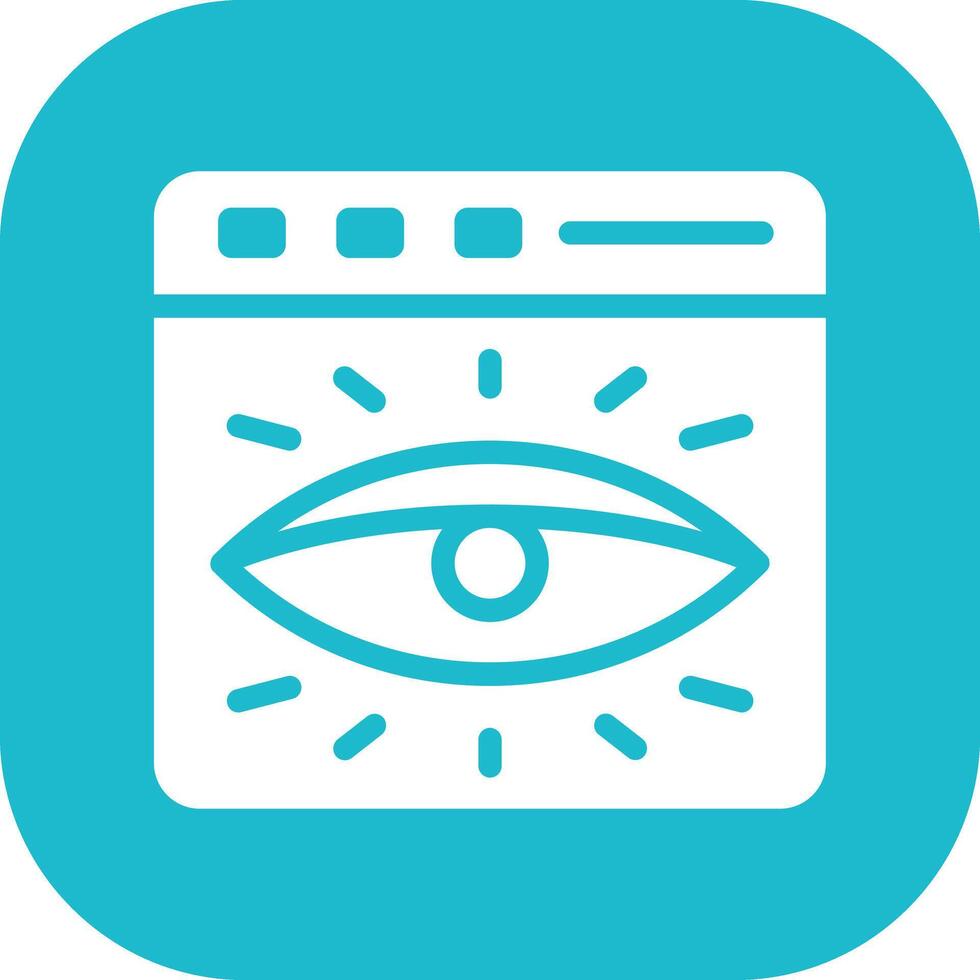 Web Visibility Vector Icon