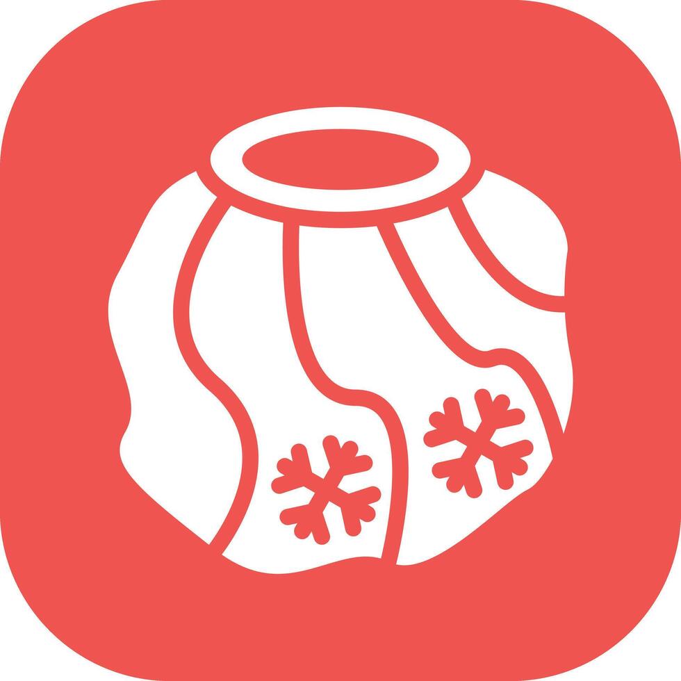 Ice Bag Vector Icon