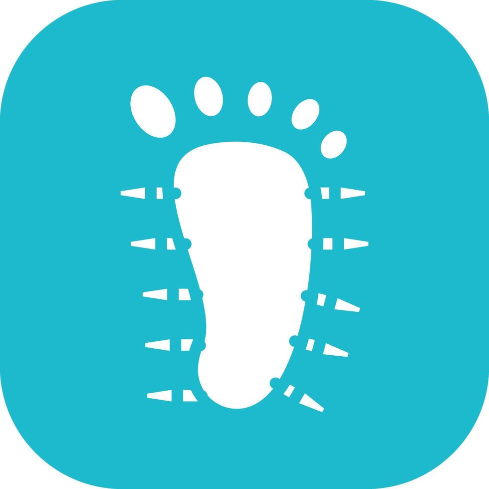 Foot Acupuncture Vector Icon