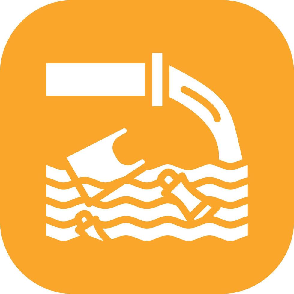 Ocean Waste Vector Icon