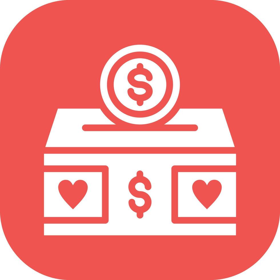 Donation Box Vector Icon