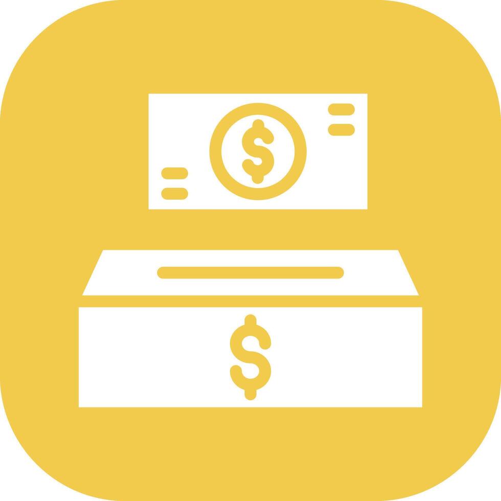 Cash Donation Vector Icon