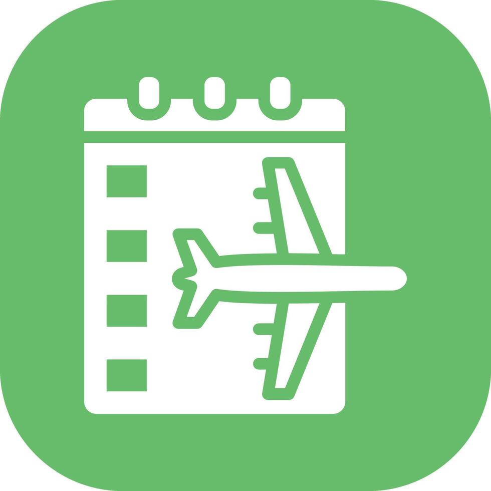 Travel Date Vector Icon