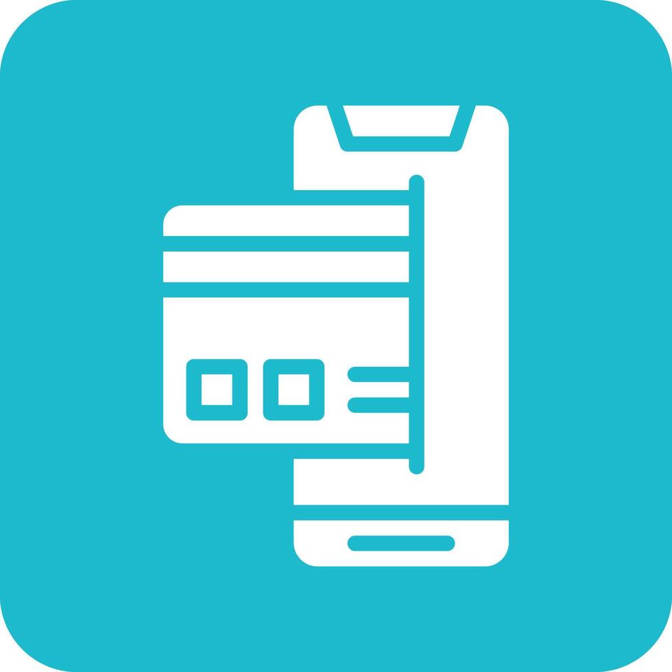 Cashless Payment Vector Icon