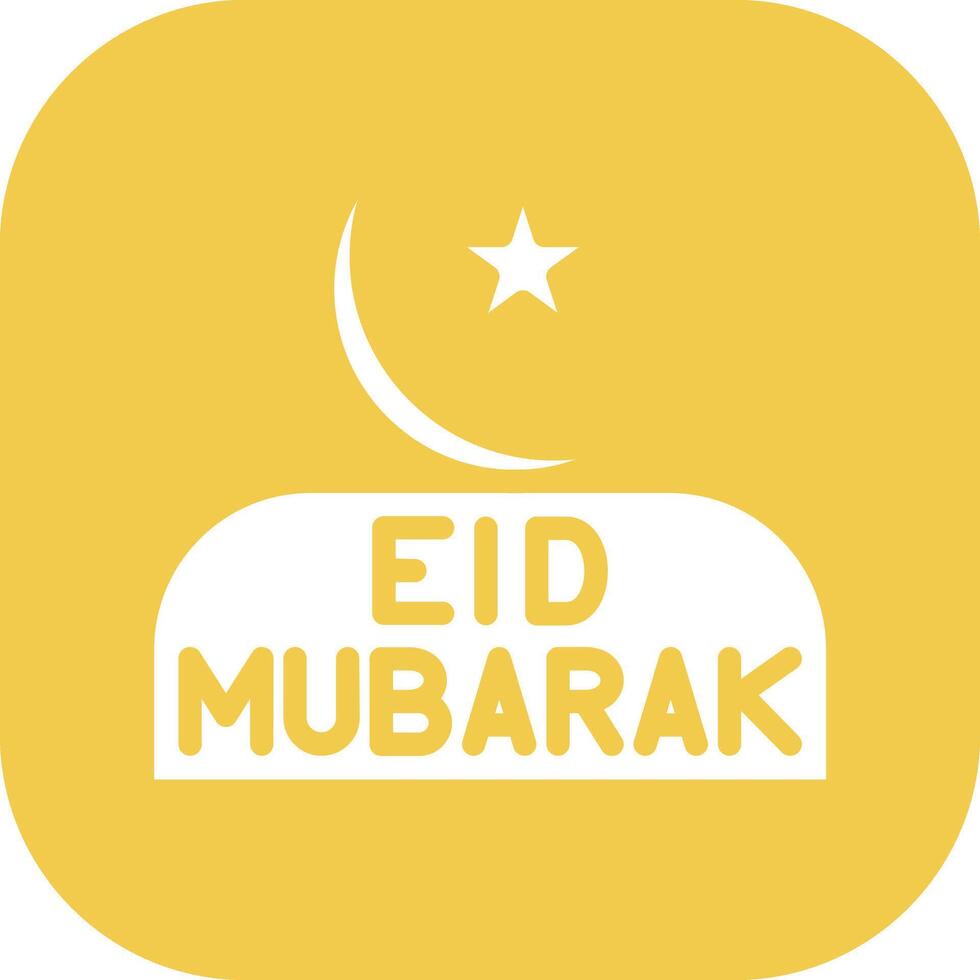 Eid Mubarak Vector Icon