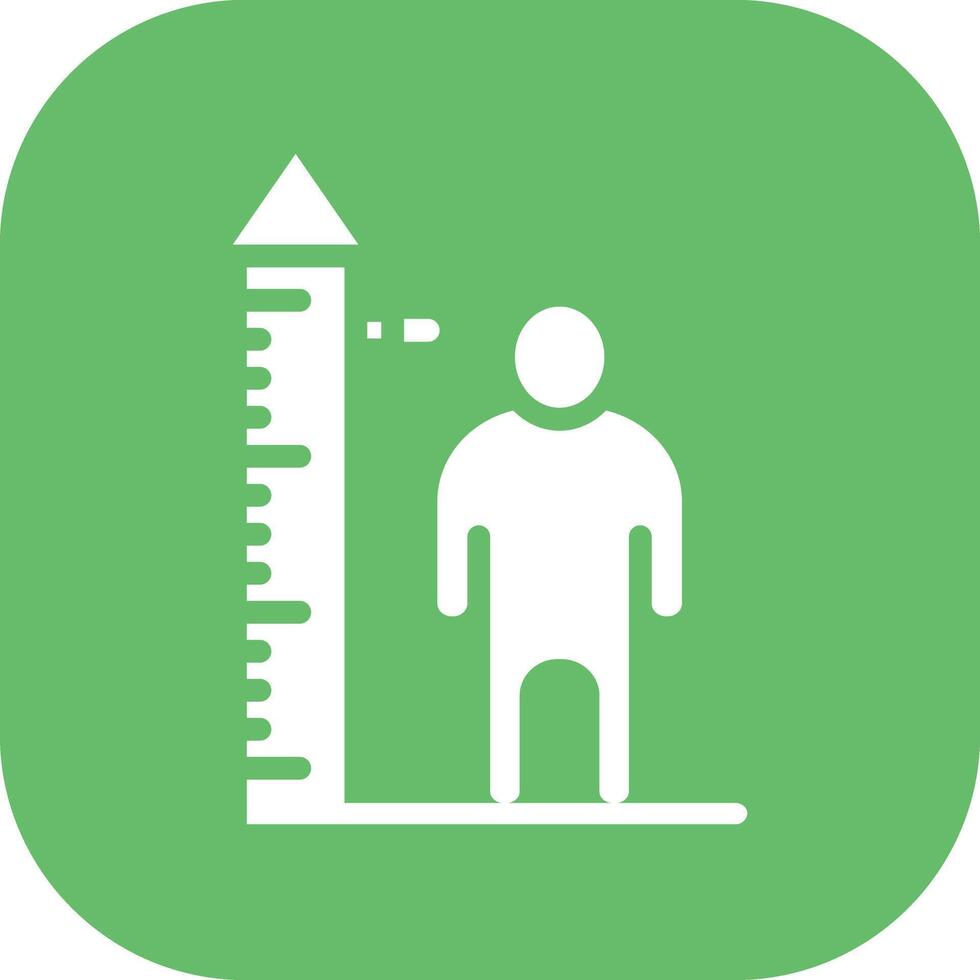 Height Check Vector Icon