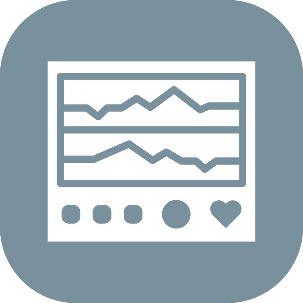 Electrocardiogram Vector Icon