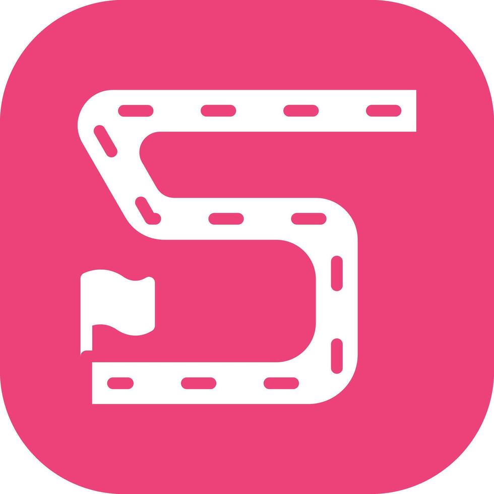 Race Track Vector Icon