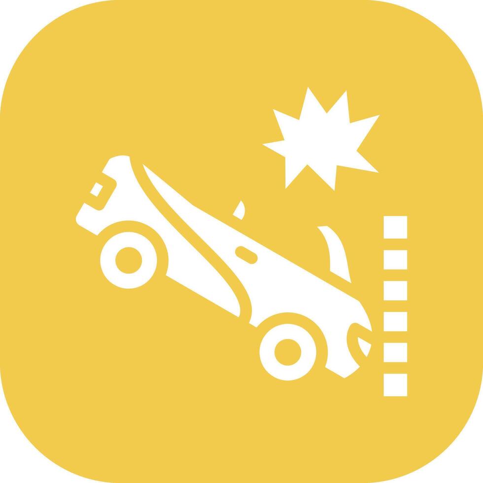 Race Accident Vector Icon