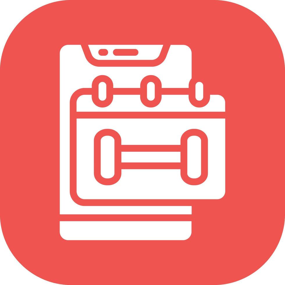 Workout Schedule Vector Icon