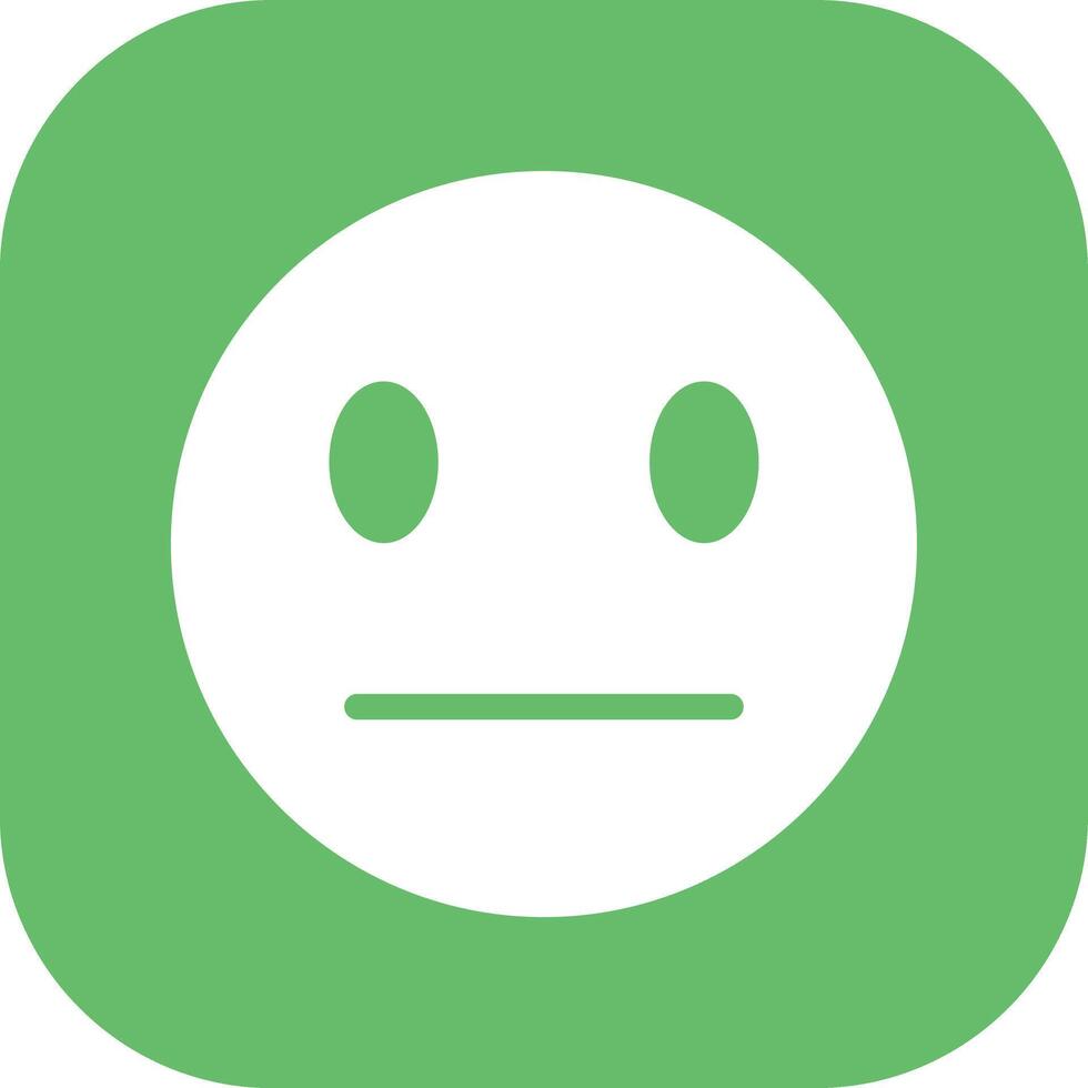 Expressionless Face Vector Icon