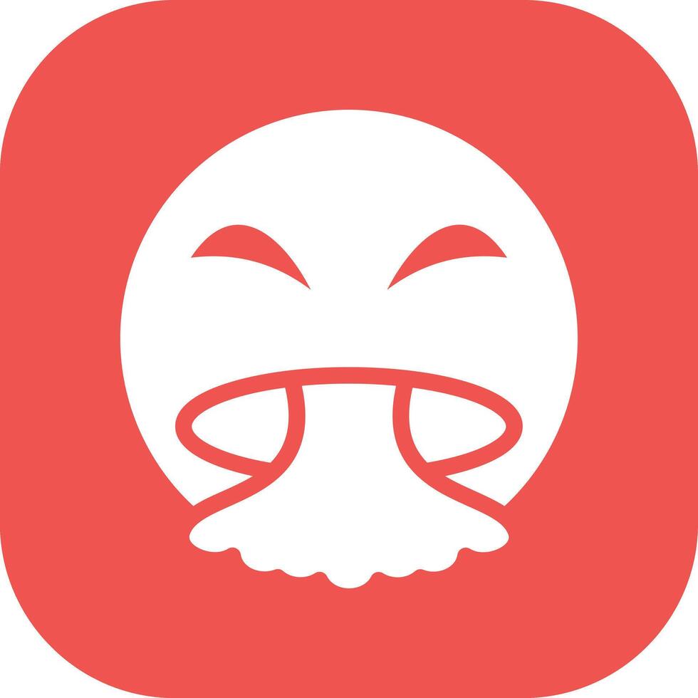 Face Vomiting Vector Icon
