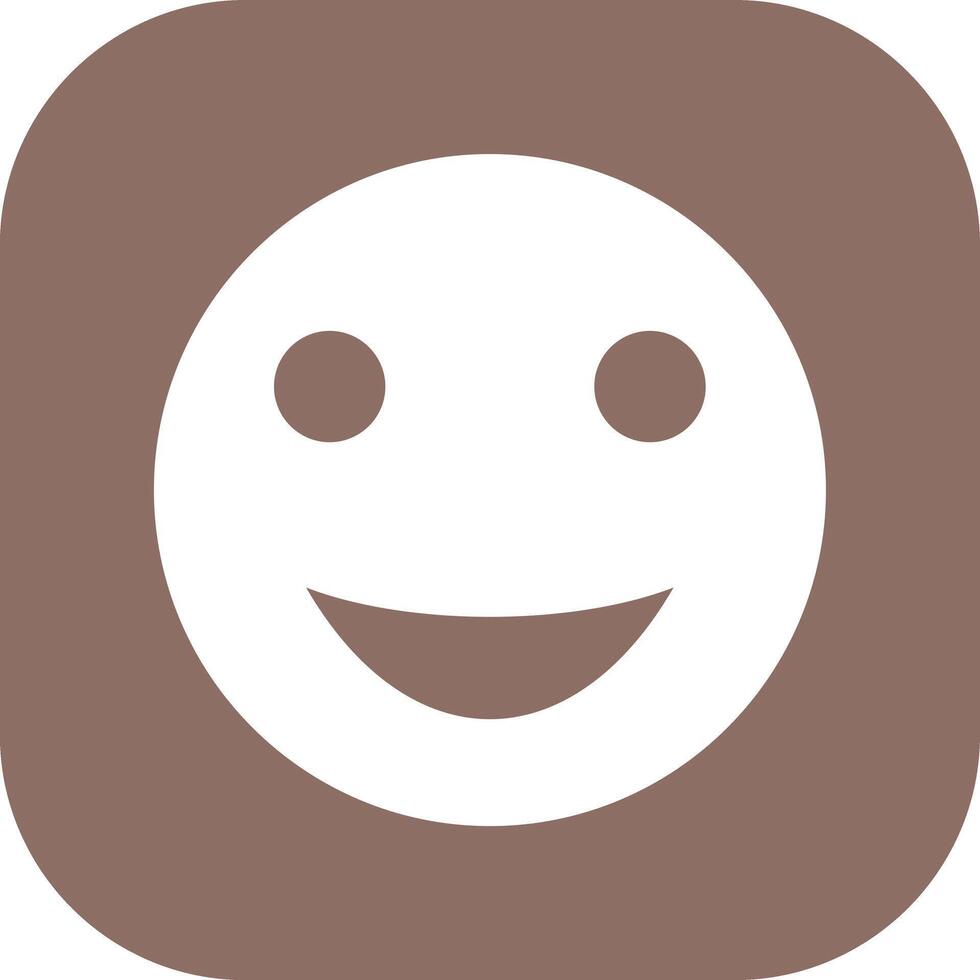 Smiling Face Vector Icon