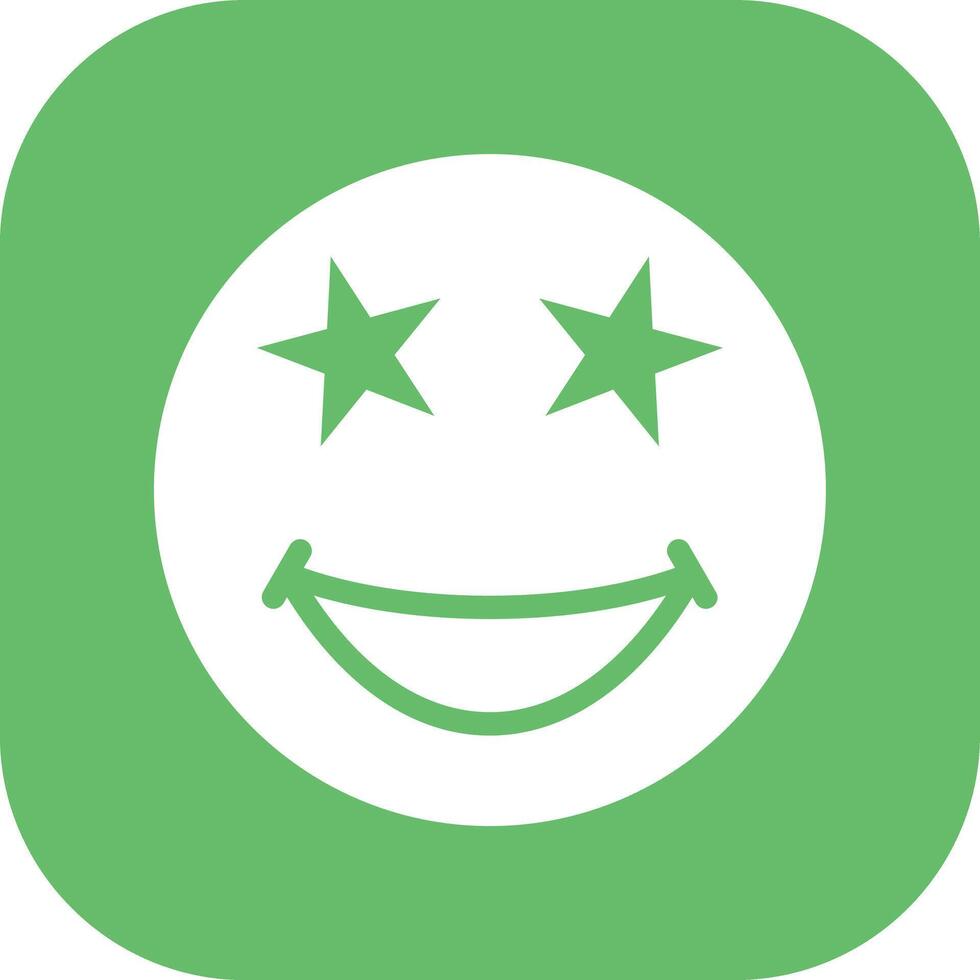 Star Struck Vector Icon