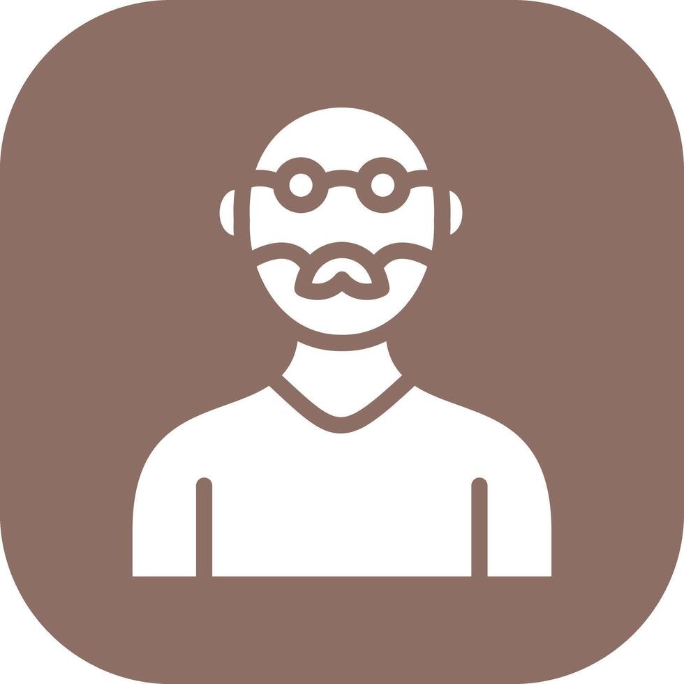 Old Man Vector Icon