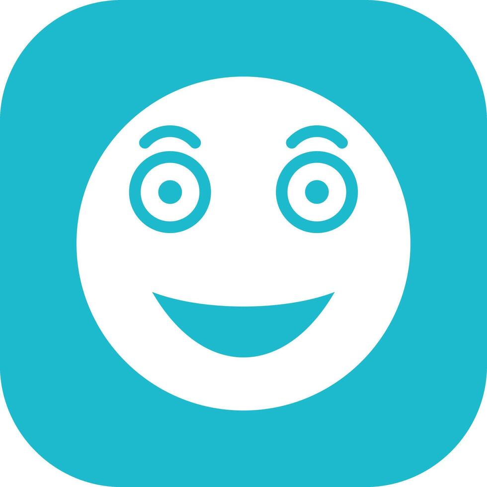 Grinning Face Vector Icon