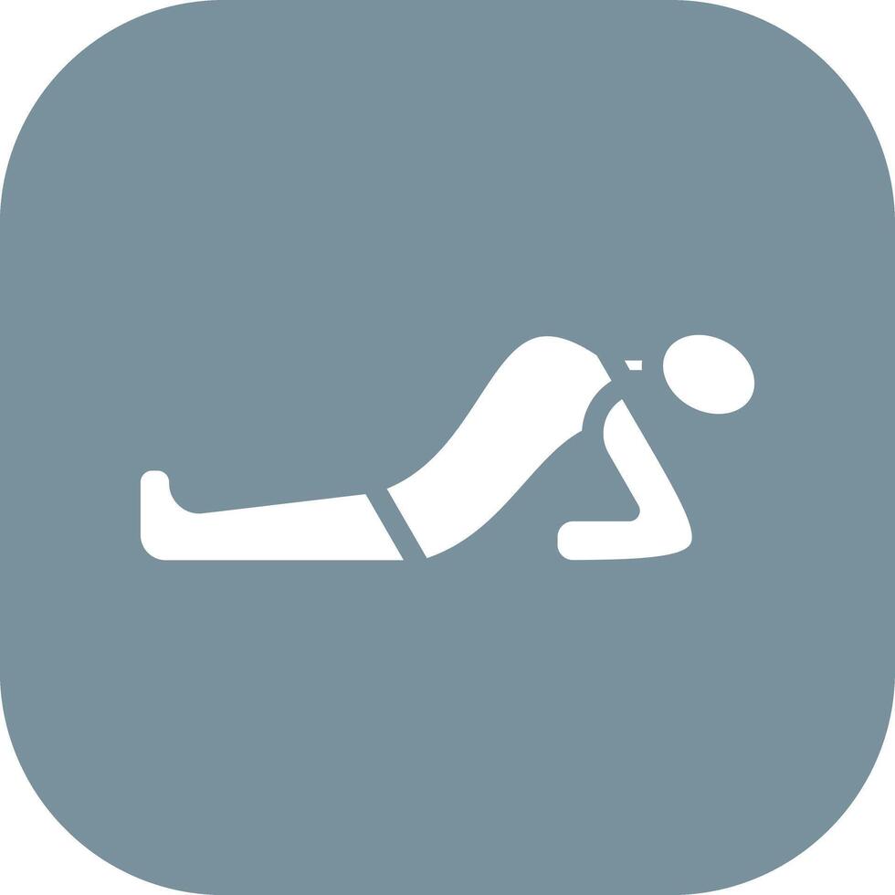 Fish Pose Vector Icon