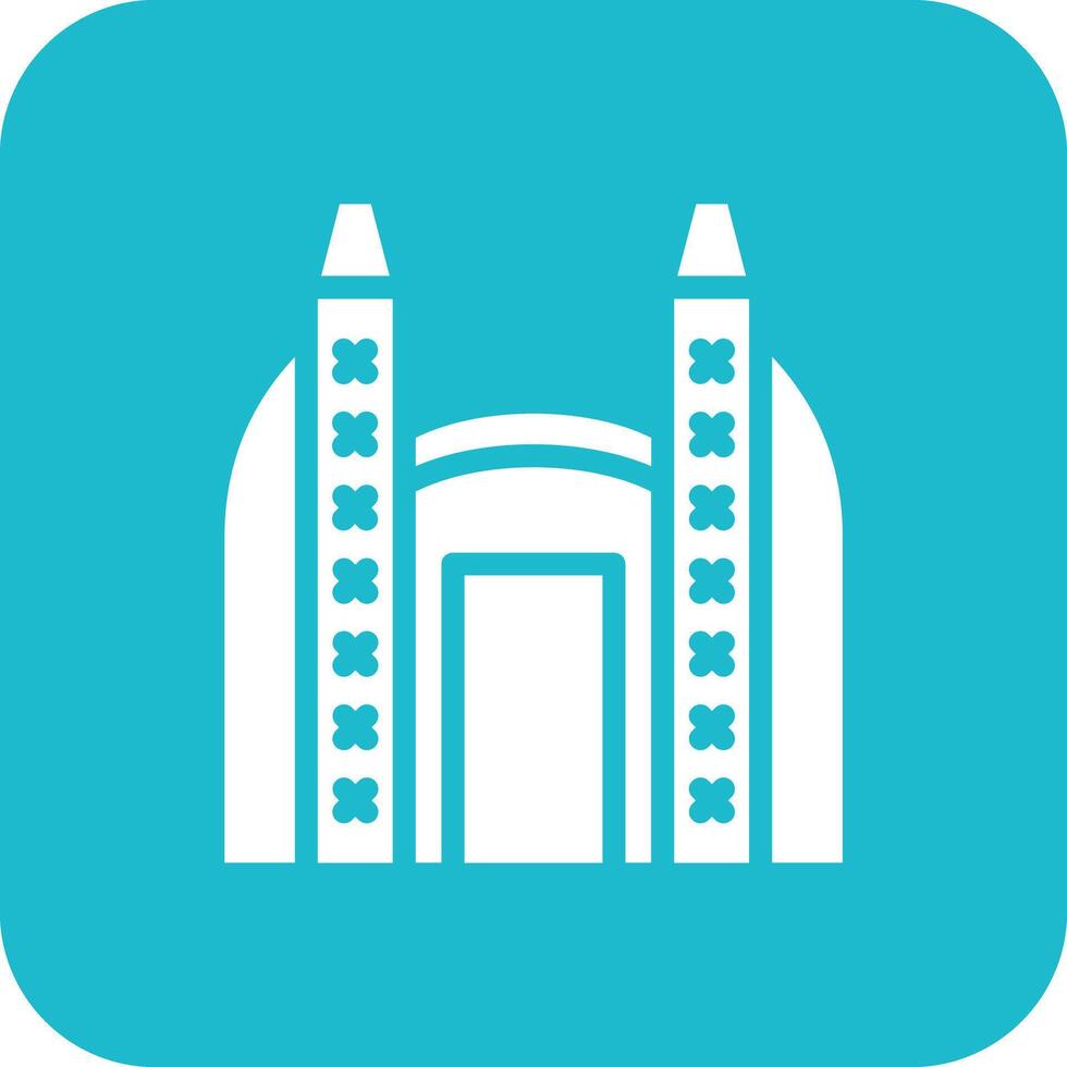 Ishtar Gate Vector Icon