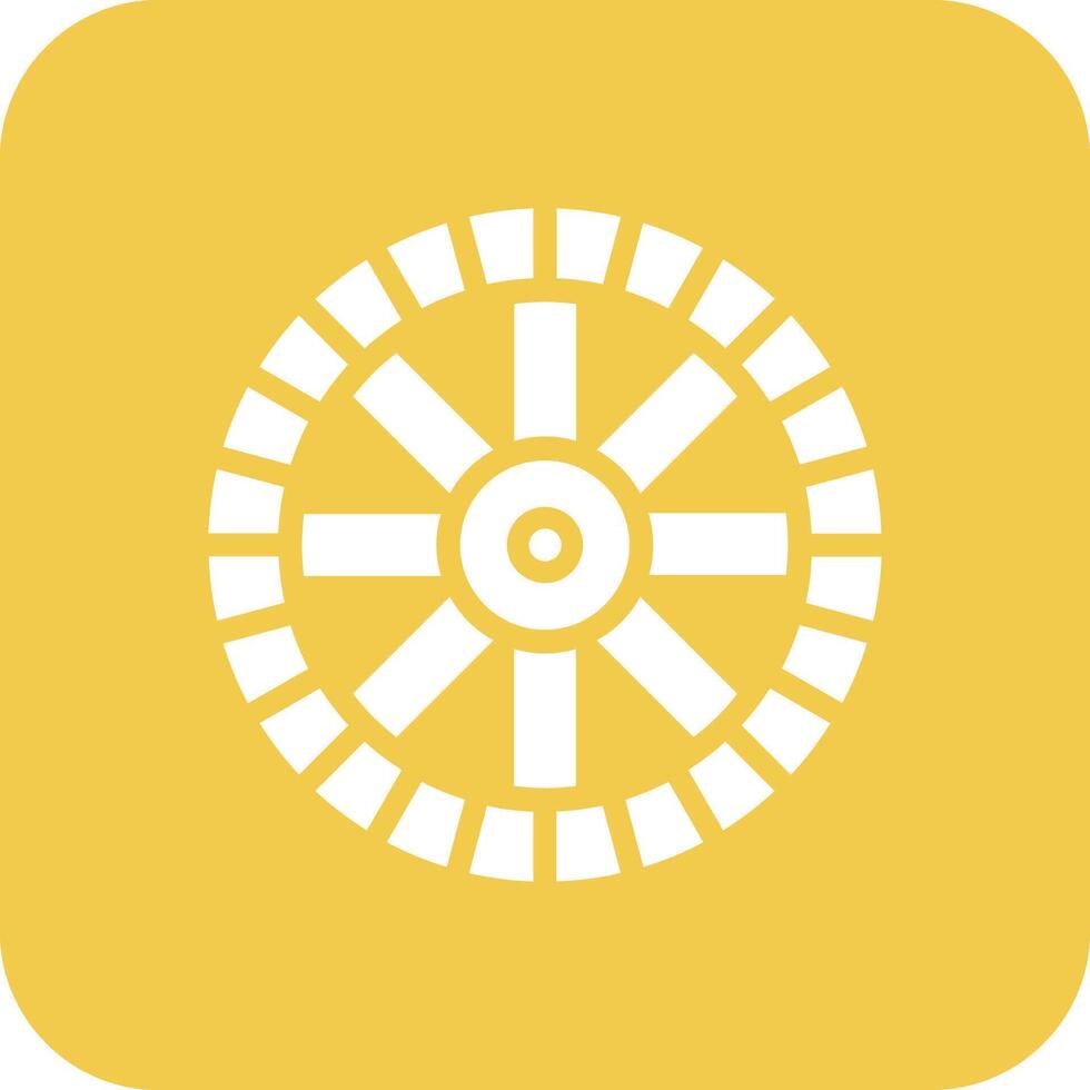 Wheel Vector Icon