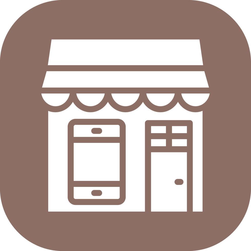 Mobile Shop Vector Icon