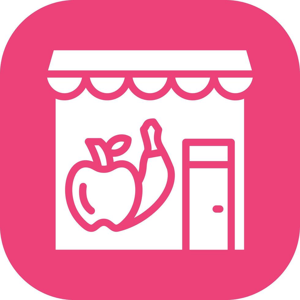 Fruits Shop Vector Icon