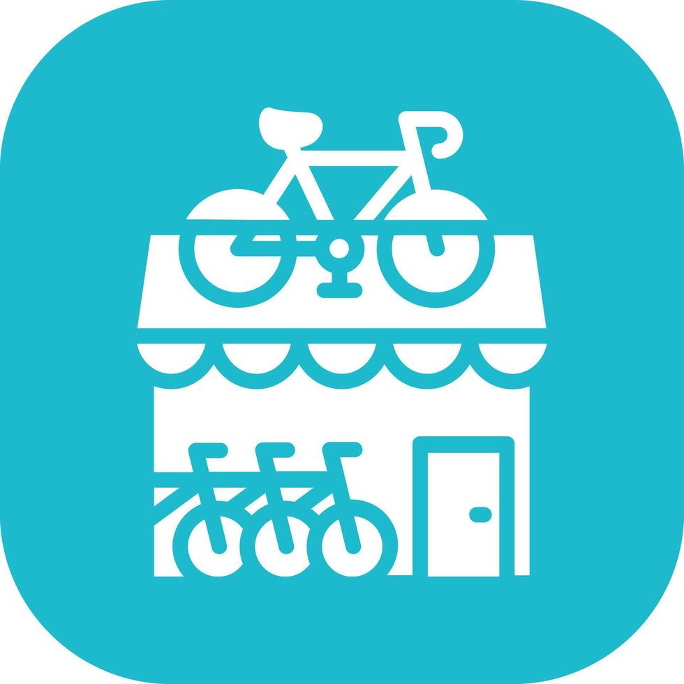 Bike Shop Vector Icon