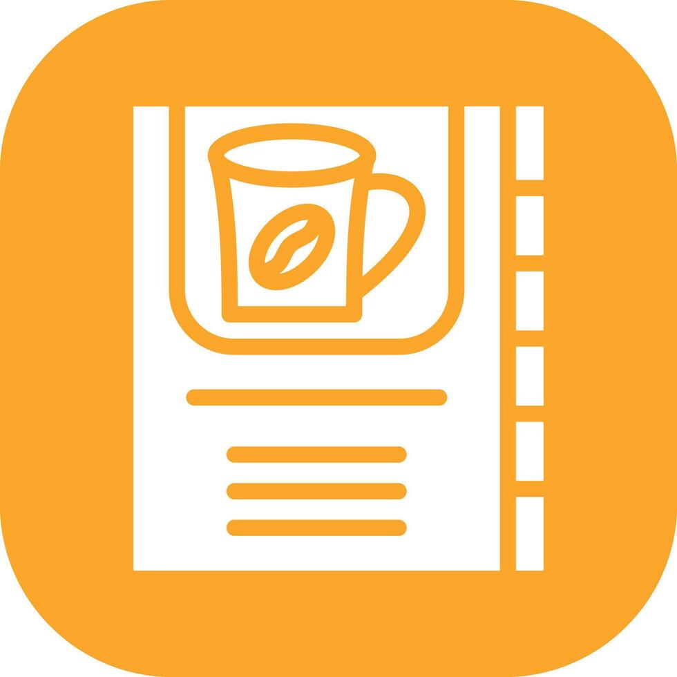 Coffee Card Vector Icon
