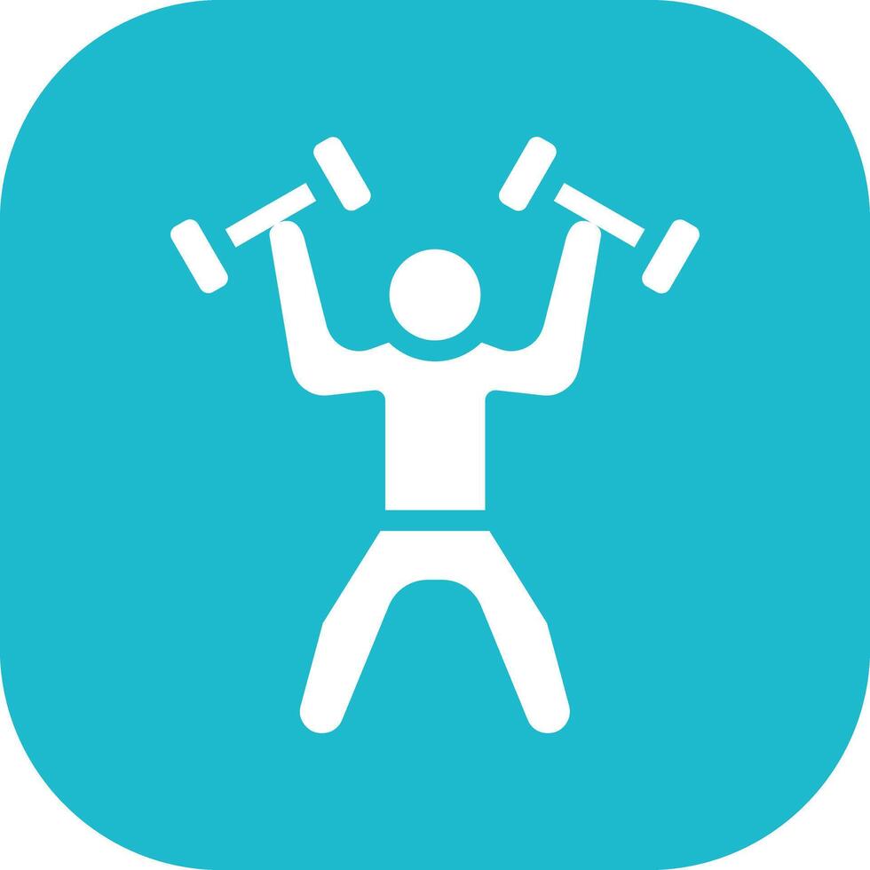 Weightlifter Vector Icon