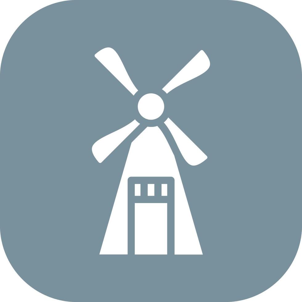 Windmill Vector Icon