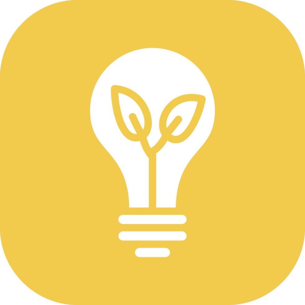 Eco Bulb Vector Icon